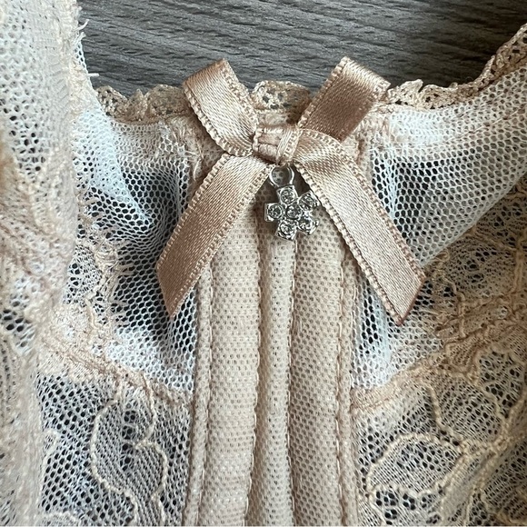 Wacoal Retro Chic Full-Figure Underwire Unlined Bra 38DD Nude Lace - Picture 2 of 5